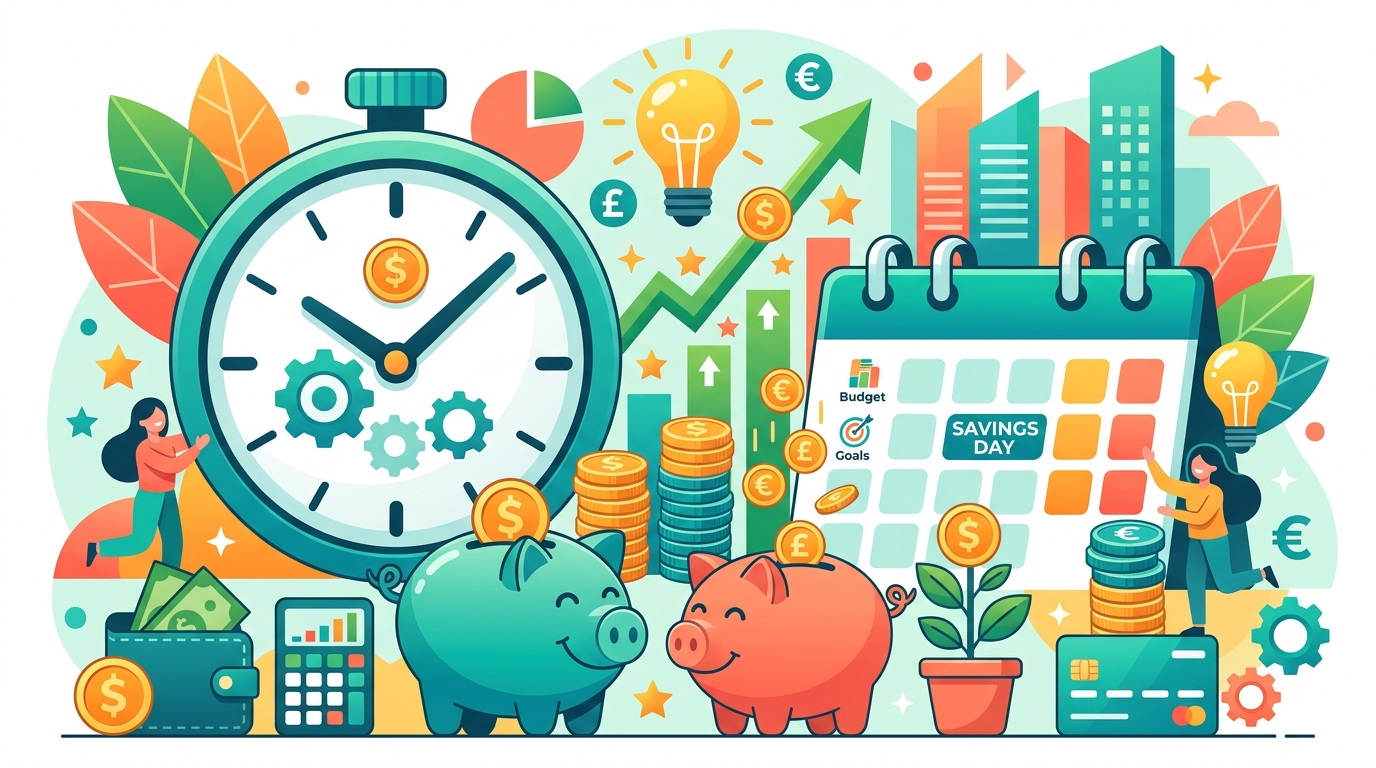 Strategic Timing for Saving Money